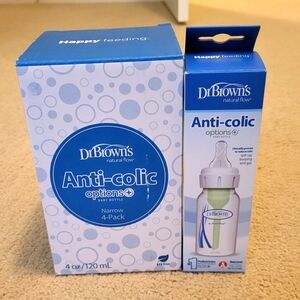 NEW Dr Brown's Options Plus Plastic Bottles 4 oz
